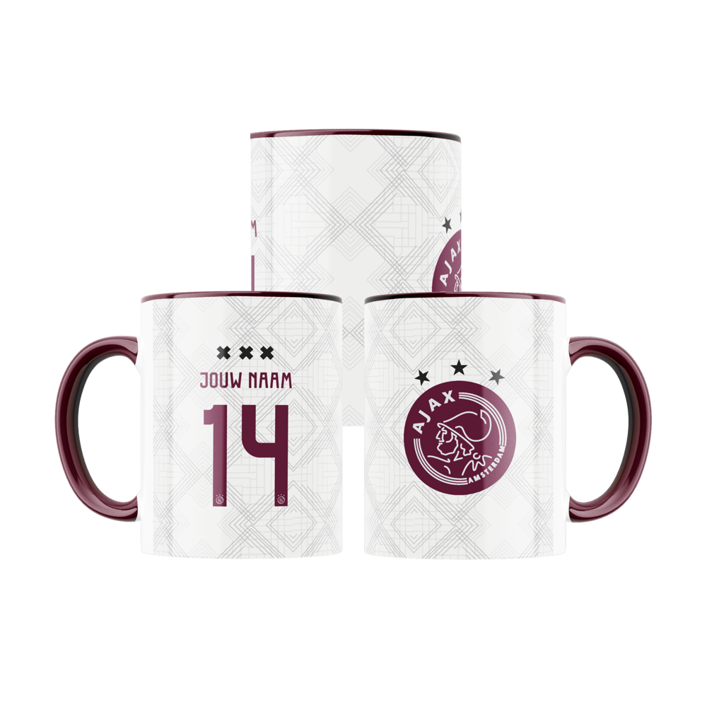 Ajax-mug 3rd with name | Official Ajax Fanshop